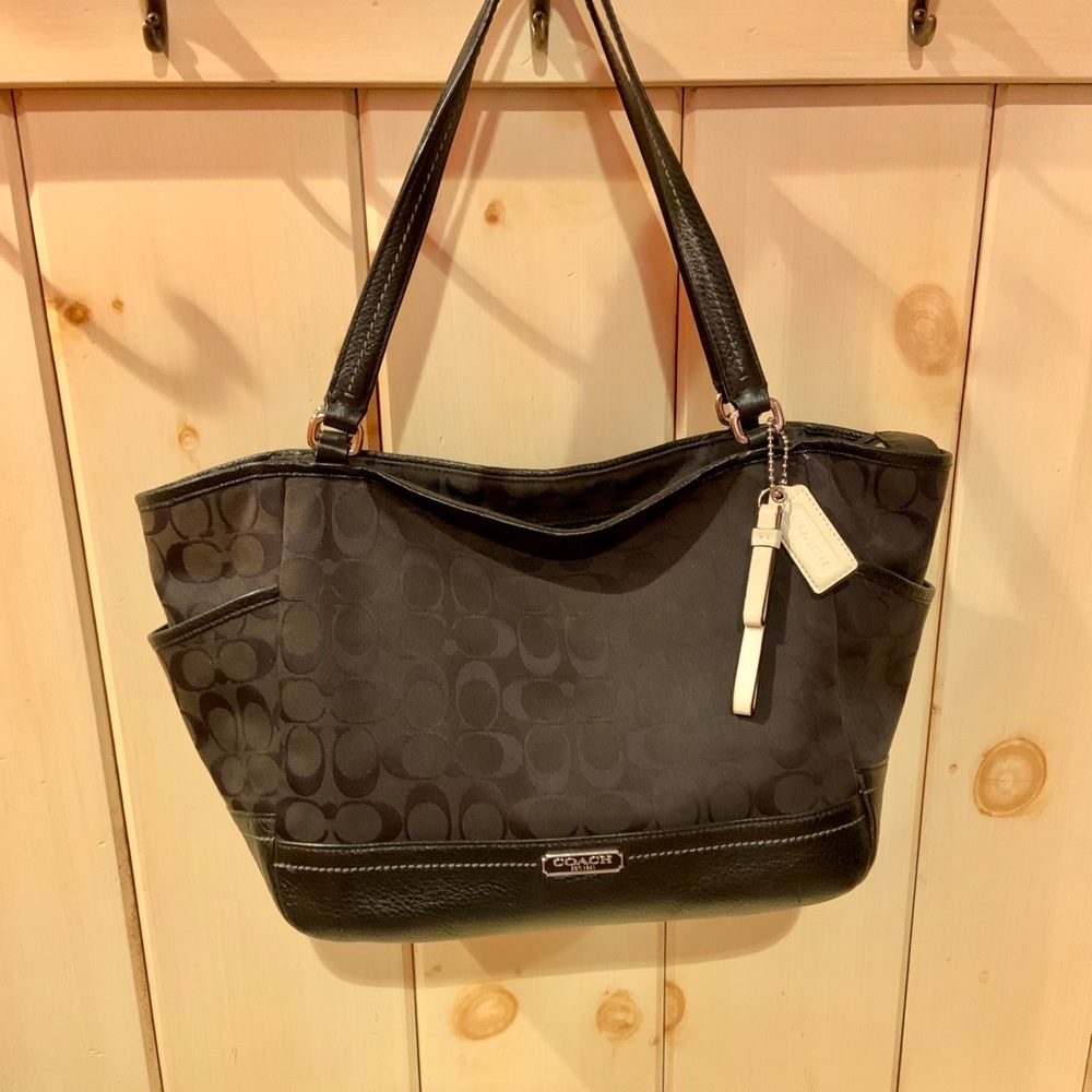 Authentic Black Coach Bag